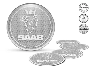 Saab Style Décalques Jantes Autocollants Résine Premium